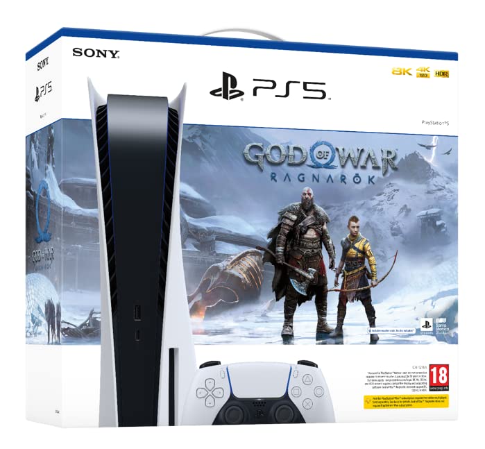 Sony PlayStation 5 825GB Standard God of War Ragnarok Bundle UK Spec