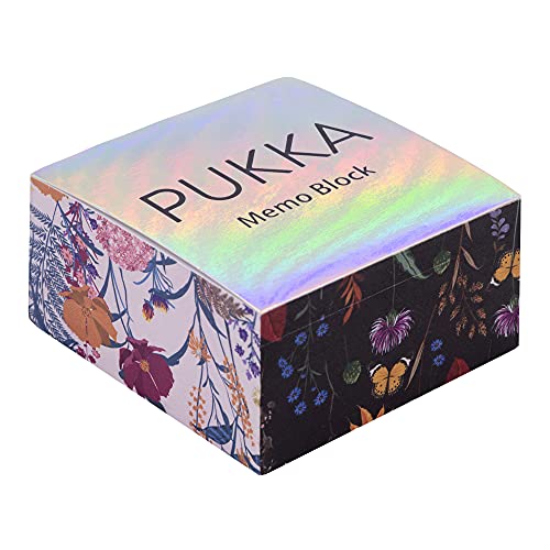 Pukka Bloom Memo Block 500 sheets 80 x 80 x 43mm 9514-BLM