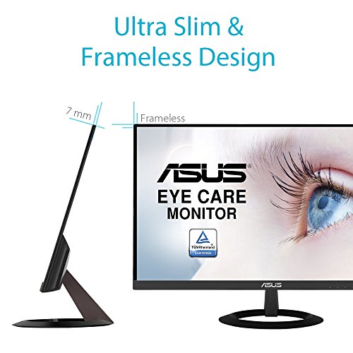 ASUS VZ229HE - LED monitor - 21.5" - 1920 x 1080 Full HD (1080p) @ 76 Hz - IPS - 250 cd/m - 5 ms - HDMI, VGA - black