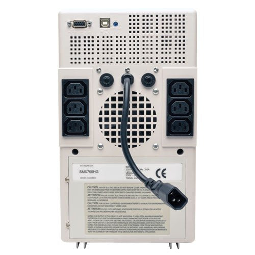 Tripp Lite UPS Smart 700VA 450W Medical Hospital Tower USB DB9 - UPS - AC 230 V - 450 Watt - 700 VA - RS-232, USB - output connectors: 6 - attractive grey