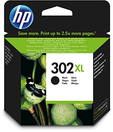 HP 302XL - F6U68AE - 1 x Black - Ink cartridge - High Yield - For Officejet 3830