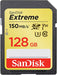 SanDisk Extreme - Flash memory card - 128 GB - Video Class V30 / UHS-I U3 / Class10 - SDXC UHS-I