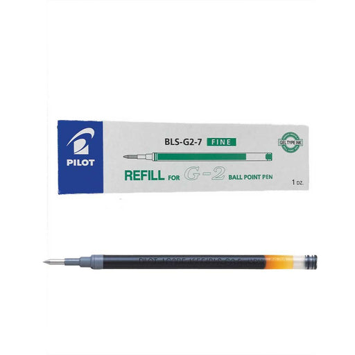 Best Value Pilot Pen G207 Green Gel Ink Refill Replacement Spare For G2, AlphaGel, G23, G2ex, Gel-X, Begreen G-Knock, ExecuGel & B2P Ballpoint Pens BLS-G2-7 (Pack Of 12)