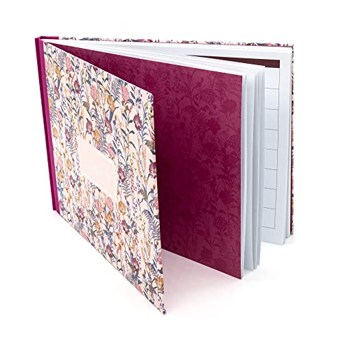 Pukka Bloom Visitors Book A4 Cream Floral 9688-BLM