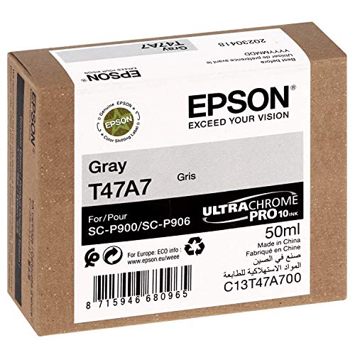 Epson Grey T47A7 Pro10 Ink Cart 50Ml