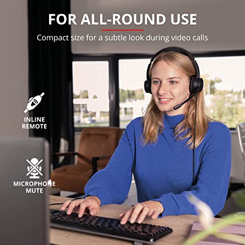 Trust HS200 USB A Wired Binaural Headset