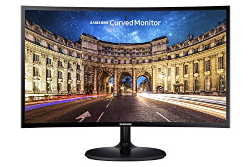 Samsung C24F390FHR - CF39 Series - LED monitor - curved - 24" (23.5" viewable) - 1920 x 1080 Full HD (1080p) @ 60 Hz - VA - 250 cd/m? - 3000:1 - 4 ms - HDMI, VGA - black