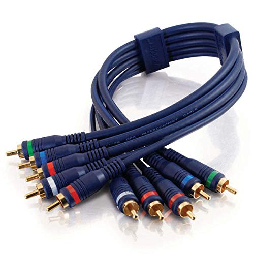 C2G Velocity - Video / audio cable - component video / audio - RCA male to RCA male - 3 m - double shielded twisted pair