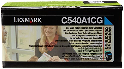 Best Value Lexmark C540n/C543dn/X543dn/C544/X544 Series Return Program Toner Cartridge - Cyan