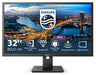 Philips B Line 325B1L - LED monitor - 32" (31.5" viewable) - 2560 x 1440 1440p (Quad HD) @ 75 Hz - IPS - 250 cd/m? - 1200:1 - 4 ms - 2xHDMI, DisplayPort - speakers - black texture