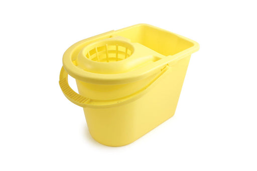 Best Value Bentley Industrial MB.07/Y Plastic Traditional Sieve Mop Bucket, 15 L Capacity, Yellow