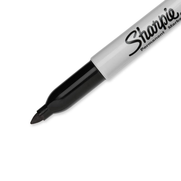 Best Value Sharpie Permanent Markers, Fine Tip, Black, Box of 12