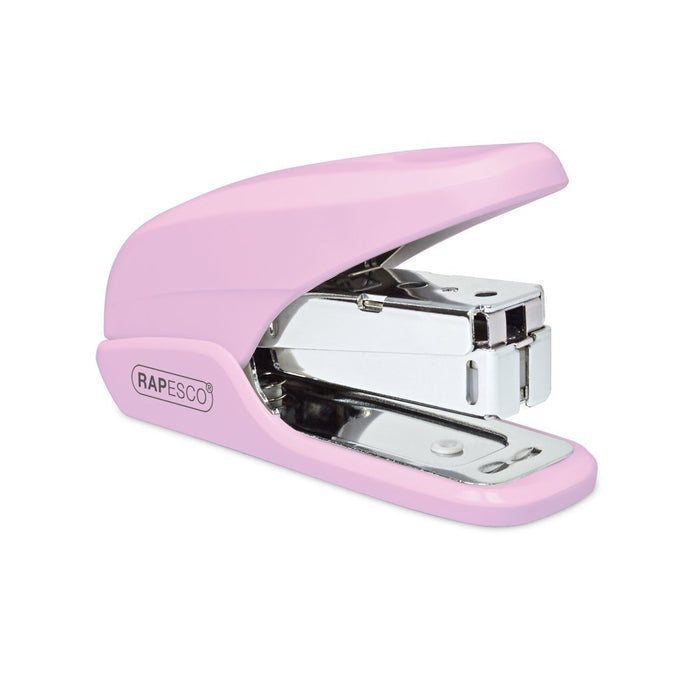 Best Value Rapesco 1337 Stapler - X5-Mini Less Effort, Candy Pink