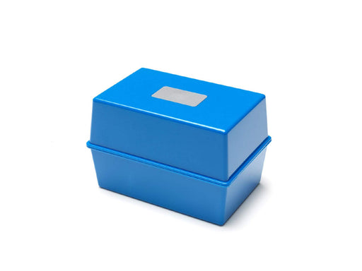 Best Value Deflecto Value Size 8 x 5 Index Card Box - Blue