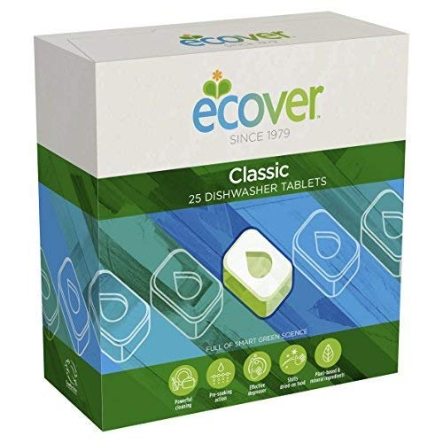 Best Value Ecover Dishwasher 25 Tablets (Pack of 2)