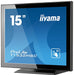 iiyama ProLite T1532MSC-B5X - LED monitor - 15" (15" viewable) - touchscreen - 1024 x 768 XGA @ 75 Hz - TN - 370 cd/m - 700:1 - 8 ms - HDMI, VGA, DisplayPort - speakers - black