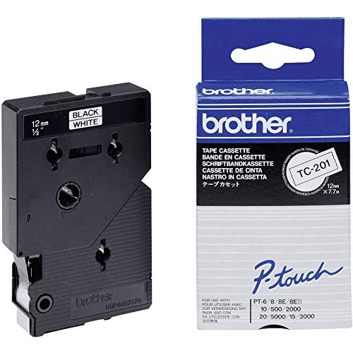 Brother - Black - white - Roll (1.2 cm) 1 roll(s) labels - for P-Touch PT-15, PT-20, PT-6