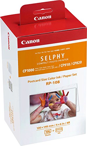 Best Value Canon RP-108IP Colour High Capacity Ink/Paper Set