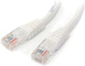 Best Value StarTech.com 15m Cat5e White Molded RJ45 UTP Cat 5e Patch Cable - 15 m Patch Cord (M45PAT15MWH)