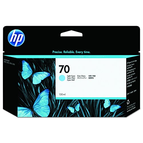 Best Value HP Original No.70 Light Cyan Ink Cart 130ml