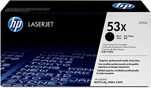 HP 53X - Q7553X - 1 x Black - Toner cartridge - High Yield - For LaserJet M2727nf MFP, M2727nfs MFP, P2014, P2014n, P2015, P2015d, P2015dn, P2015n, P2015x