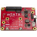 StarTech.com PIB2MS1 USB to mSATA Converter for Raspberry Pi and Development Boards - Red