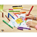 Pk18 Kids Xl Colourng Felt Pens Asst Bic