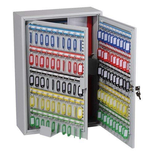 Phoenix Commercial Key Cabinet with Key Lock and 200 Hooks KC0604K 550 x 380 x 140mm