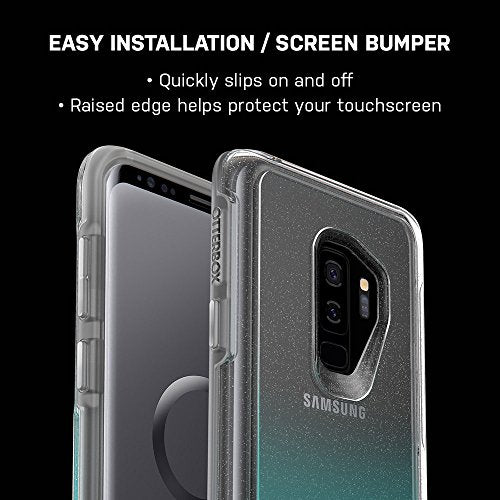 OtterBox Symmetry Series Clear - Back cover for mobile phone - polycarbonate, synthetic rubber - stardust - for Samsung Galaxy S9+