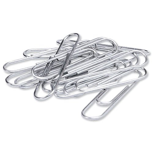 Best Value Whitecroft Essentials 33041 Value 22mm Small Lipped Paperclip (Pack of 1000)