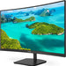 Philips E-line 241E1SCA - LED monitor - curved - 24" (23.6" viewable) - 1920 x 1080 Full HD (1080p) @ 75 Hz - VA - 250 cd/m? - 3000:1 - 4 ms - HDMI, VGA - speakers - textured black