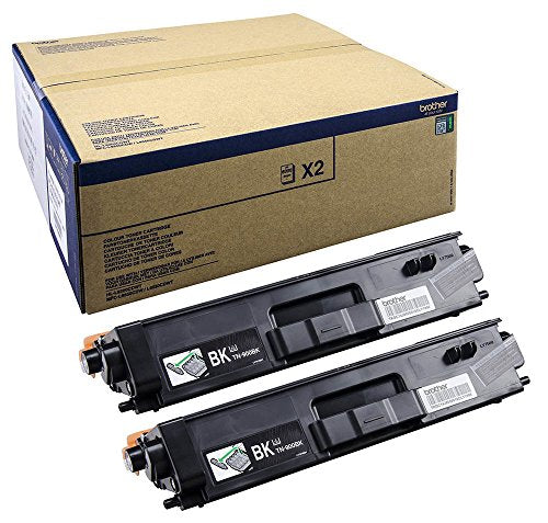 Brother TN900BK - 2-pack - black - original - toner cartridge - for Brother HL-L9200CDWT, HL-L9300CDWT, HL-L9300CDWTT, MFC-L9550CDW, MFC-L9550CDWT