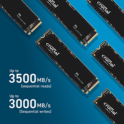 Crucial P3 - SSD - 2 TB - internal - M.2 2280 - PCIe 3.0