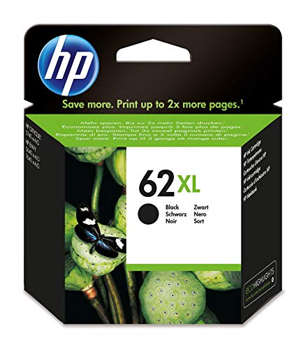 HP 62XL - C2P05AE - 1 x Black - Ink cartridge - High Yield - For Envy 5640, 5644, 5646, 5660, 7640, Officejet 5740, 5742, 8040 with Neat