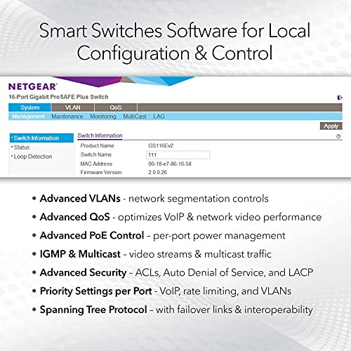 NETGEAR Pro GS752TPv2 - Switch - L3 - smart - 48 x 10/100/1000 (PoE+) + 4 x Gigabit SFP - rack-mountable - PoE+ (380 W)