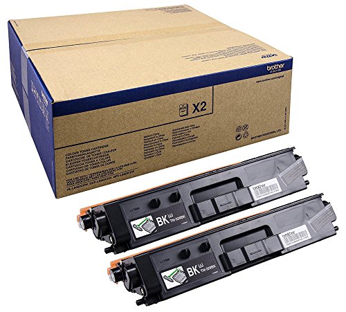 Brother TN329BK - 2-pack - black - original - toner cartridge - for Brother DCP-L8450CDW, HL-L8350CDW, HL-L8350CDWT, MFC-L8850CDW