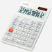 Casio Desktop Calculator JE-12E-WE 12 Digit Display White