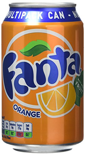 Best Value Fanta Orange Cans 330ml (Pack of 6)