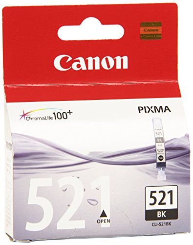 Best Value Canon Original ChromaLife 100+ Black Ink Tank CLI-521BK