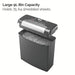 Best Value Rexel Momentum S206 Strip Cut Paper Shredder, Shreds 6 Sheets, 9 Litre Bin, Black, 2104568