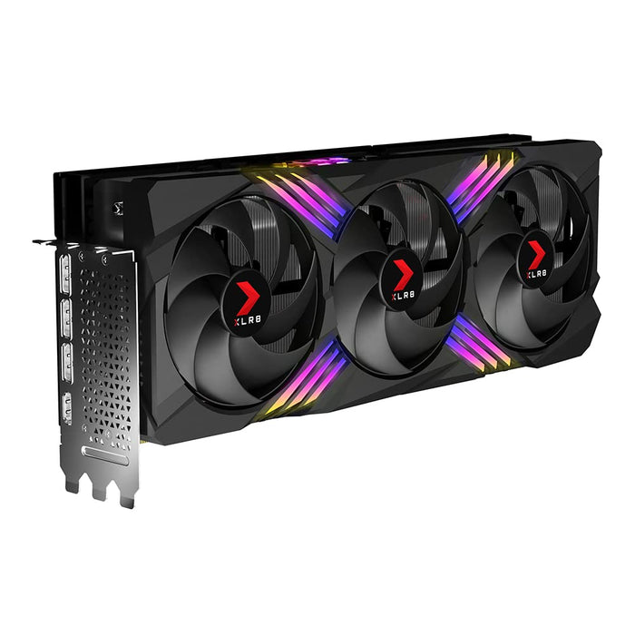 PNY XLR8 GeForce RTX 4090 Gaming VERTO EPIC-X RGB Triple Fan - Graphics card - NVIDIA GeForce RTX 4090 - 24 GB GDDR6X - PCIe 4.0 x16 - HDMI, 3 x DisplayPort