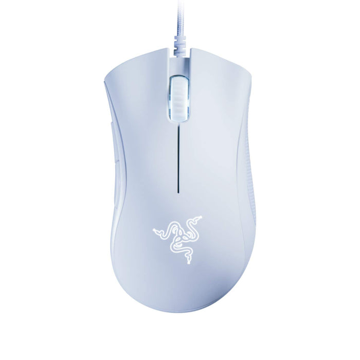 Razer DeathAdder Essential 2021 White Edition USB A Wired Optical 6400 DPI Gaming Mouse