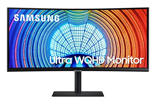 Samsung S65UA 34 Inch 3440 x 1440 Ultra Wide Quad HD Resolution VA Panel 100Hz AMD FreeSync USB C HDMI DisplayPort LED Monitor