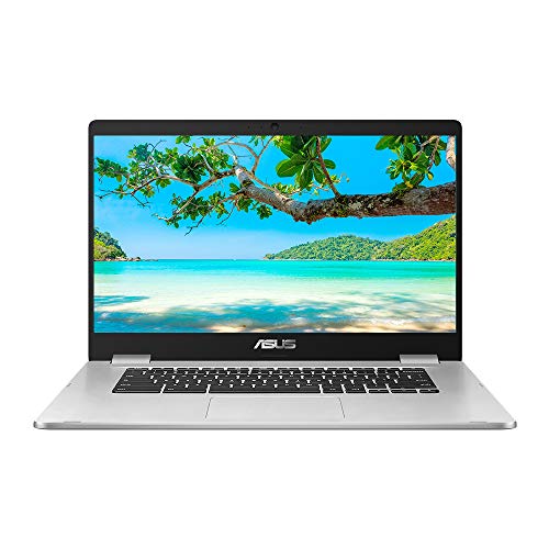 ASUS Chromebook C523NA A20263 - Lay-flat design - Celeron N3350 / 1.1 GHz - Chrome OS - 8 GB RAM - 64 GB eMMC - 15.6" touchscreen 1920 x 1080 (Full HD) - HD Graphics 500 - Wi-Fi 5 - silver