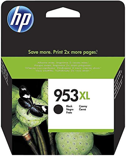 HP 953XL - 42.5 ml - High Yield - black - original - ink cartridge - for Officejet Pro 77XX, 82XX, 87XX