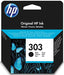 HP 303 - 4 ml - black - original - ink cartridge - for Envy Photo 62XX, Photo 71XX, Photo 78XX, Tango, Tango X