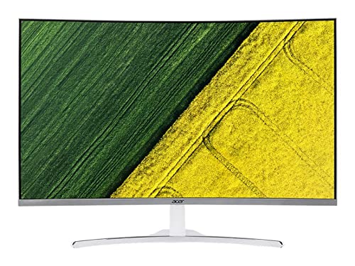 Acer ED322Q Awmidx - LED monitor - curved - 31.5" - 1920 x 1080 Full HD (1080p) @ 75 Hz - VA - 250 cd/m? - 3000:1 - 4 ms - HDMI, DVI, VGA - speakers - white