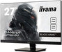 iiyama G-MASTER Black Hawk G2730HSU-B1 - LED monitor - 27" (27" viewable) - 1920 x 1080 Full HD (1080p) @ 75 Hz - TN - 300 cd/m - 1000:1 - 1 ms - HDMI, VGA, DisplayPort - speakers - black