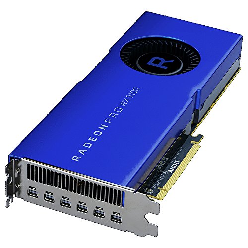 AMD Radeon Pro WX 9100 - Graphics card - Radeon Pro WX 9100 - 16 GB HBM2 - PCIe 3.0 x16 - 6 x Mini DisplayPort