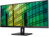 AOC Q34E2A - LED monitor - 34" - 2560 x 1080 WFHD @ 75 Hz - IPS - 300 cd/m - 1000:1 - 4 ms - 2xHDMI, DisplayPort - speakers - black